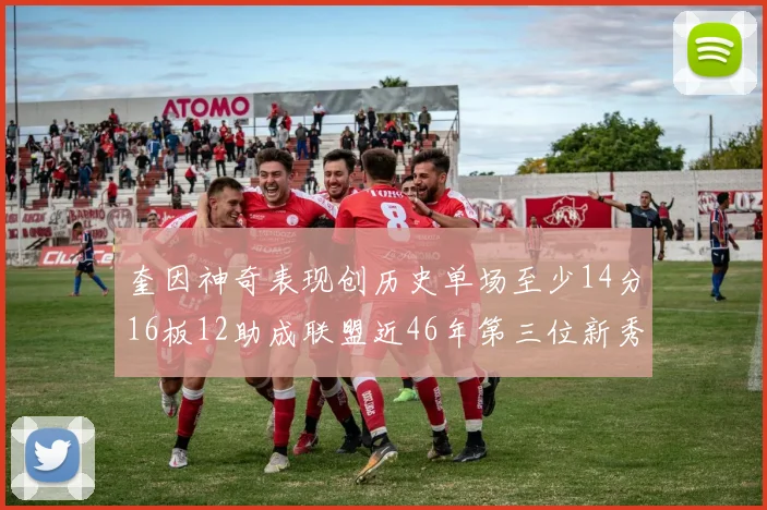 奎因神奇表现创历史单场至少14分16板12助成联盟近46年第三位新秀